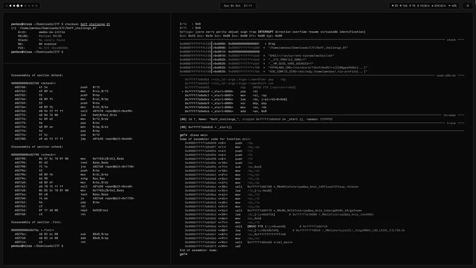 pwnbox, Monochrome theme