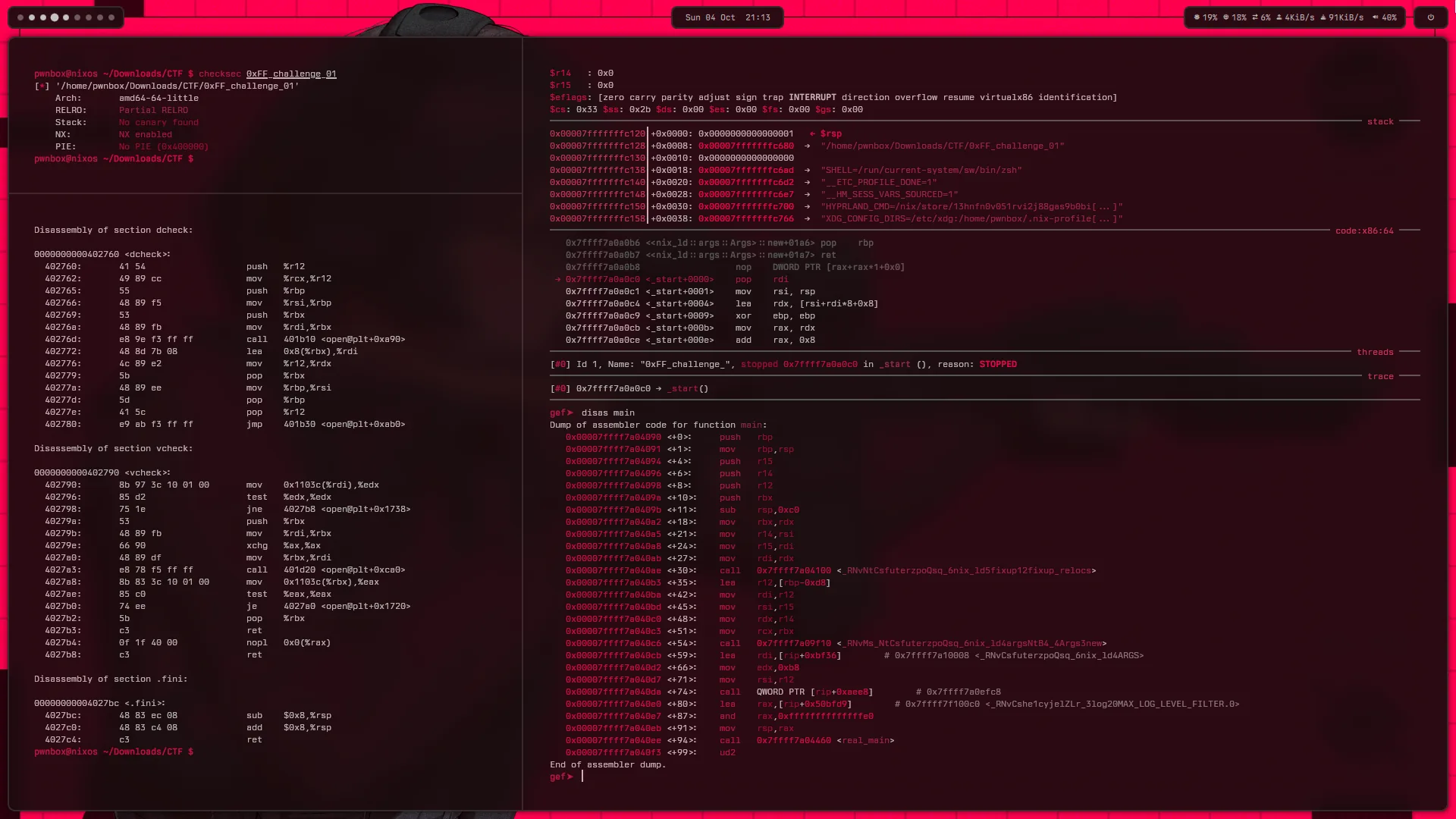 pwnbox, neon pink palette
